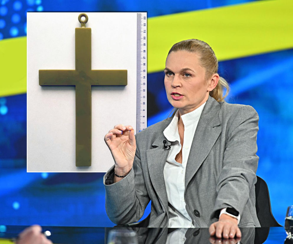 Afera z krzyżem w Kielnie. Ostre słowa szefowej MEN. Nowacka mówiła o linczu i hucpie