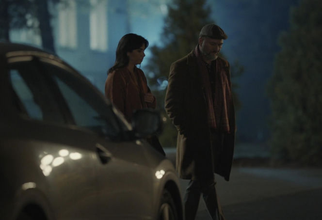 M jak miłość, odcinek 1923. Aneta (Ilona Janyst), Wójcik (Jakub Kornacki)