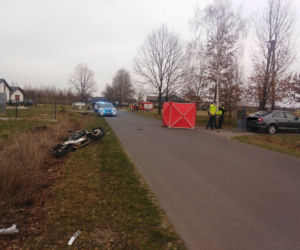 Śmiertelny wypadek w Szustku koło Rypina. Nie żyje motocyklista