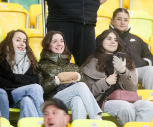 Kibice GKS Katowice dopingowali piłkarzy w meczu z Pogonią