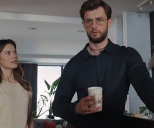 M jak miłość. Mariusz (Mateusz Mosiewicz), Kasia (Paulina Lasota)