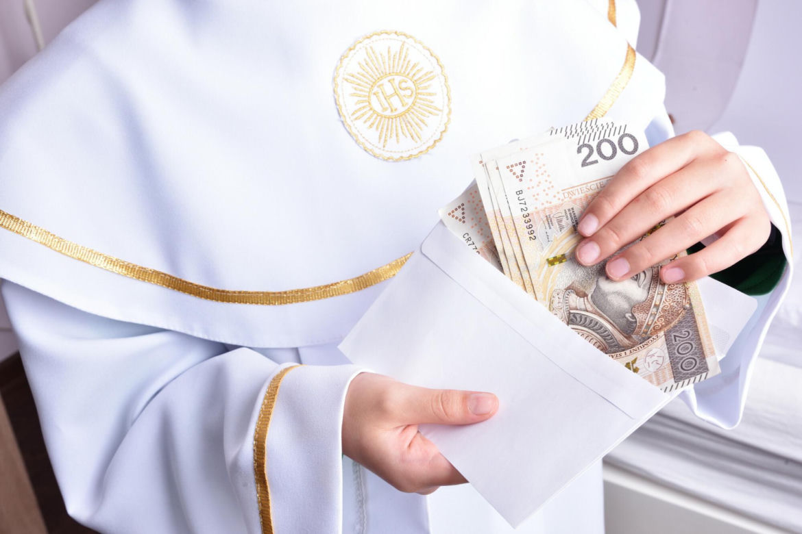 Ile w kopertę na komunię świętą w 2025? 