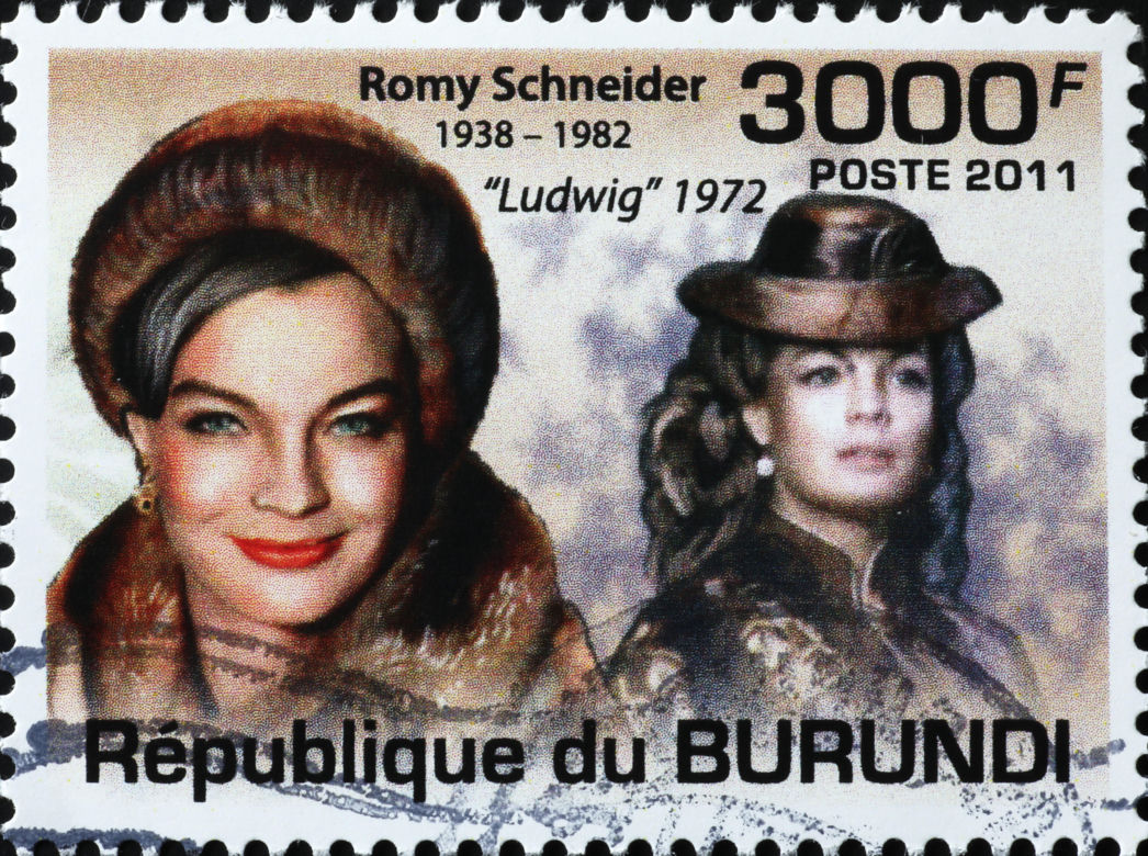 Znaczek z podobizną Romy Schneider