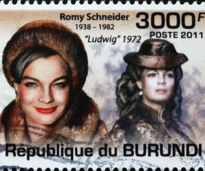 Znaczek z podobizną Romy Schneider