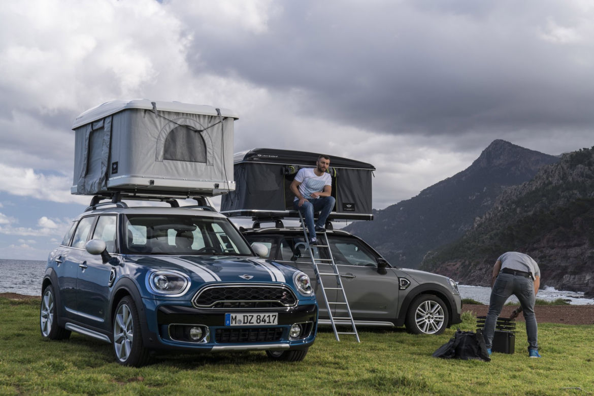 Mini Countryman z namiotem