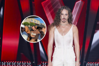 Michał Szpak i jego męski wypad na lody kabrioletem! Pokazał się z tatą i bratem