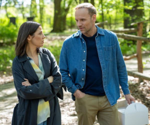 Pierwsza miłość, odcinek 4272. Kinga (Aleksandra Zienkiewicz), Janek (Maciej Mikołajczyk)