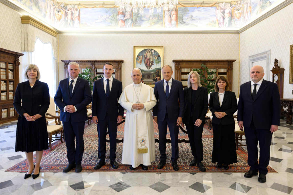 Donald Tusk u papieża Leona XIV