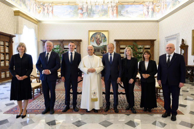 Donald Tusk u papieża Leona XIV