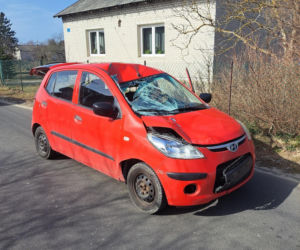 Wypadek z udziałem rowerzysty