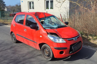 Wypadek z udziałem rowerzysty