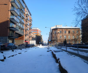 Przebudowa ul. Okrzei w Warszawie