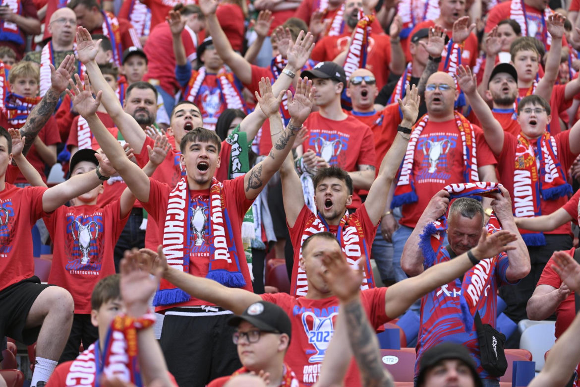 Kibice na finale Pucharu Polski: Górnik - Raków