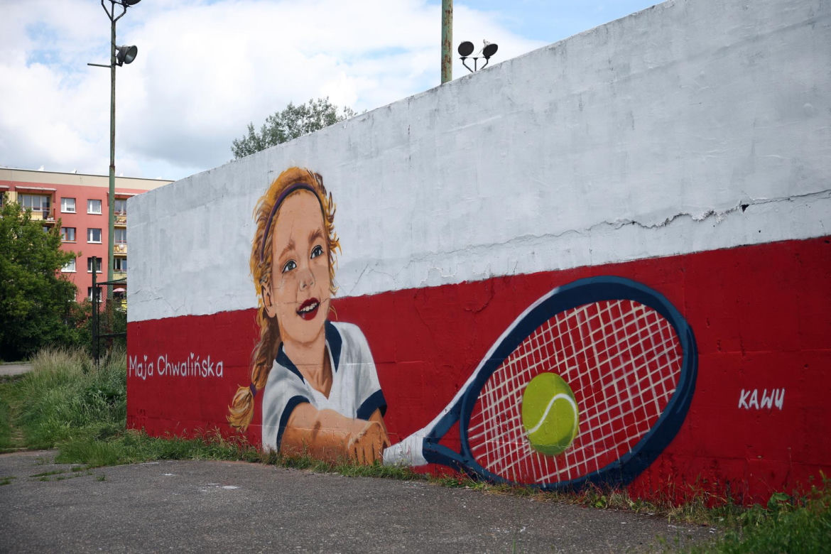 Mural poznańskiego artysty dla Mai Chwalińskiej