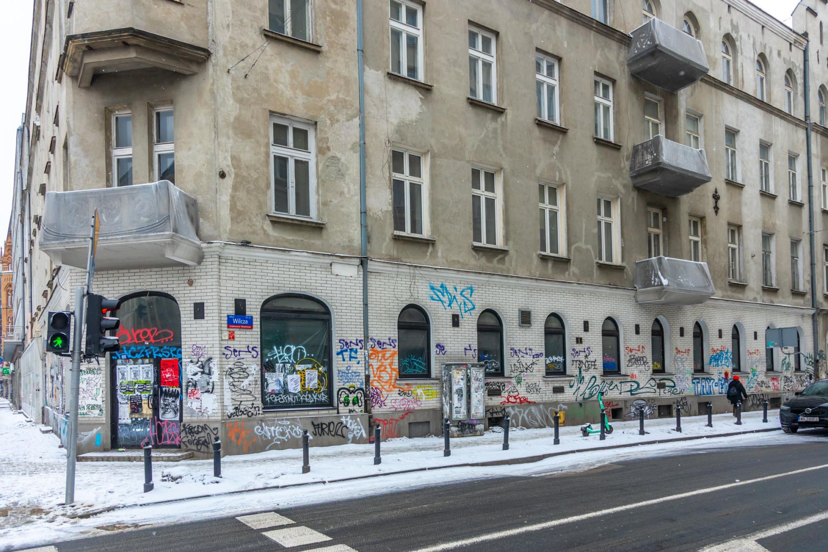 Graffiti w centrum Warszawy w 2026 r.