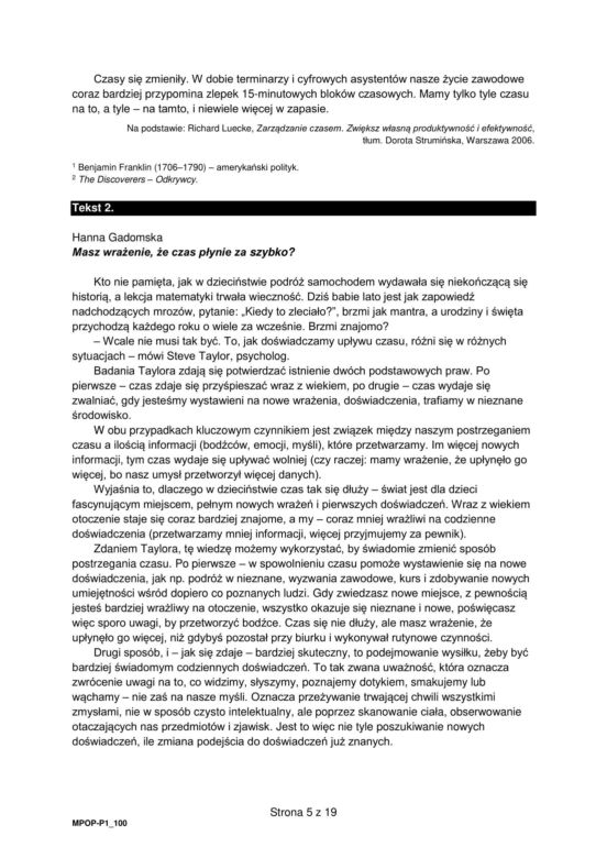 Matura język polski Arkusz CKE 7.05.2024 - zadania FORMUŁA 2023