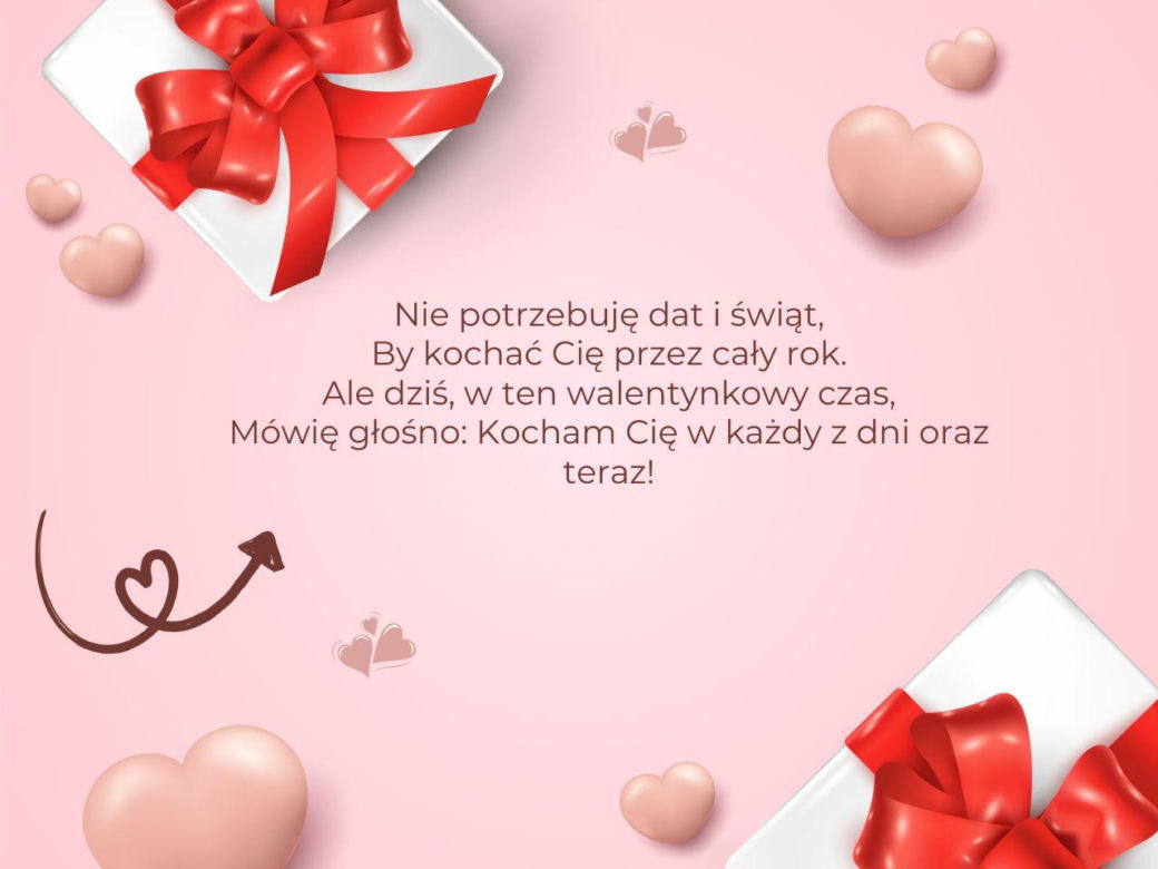 Życzenia na Walentynki