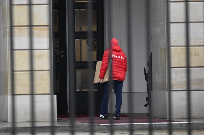 Kacper Tomasiak i skoczkowie u prezydenta