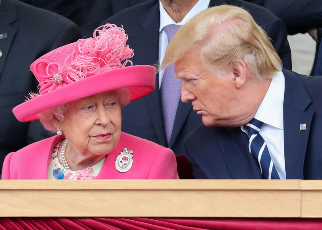 Trump u królowej był królem gaf! Teraz się poprawi?