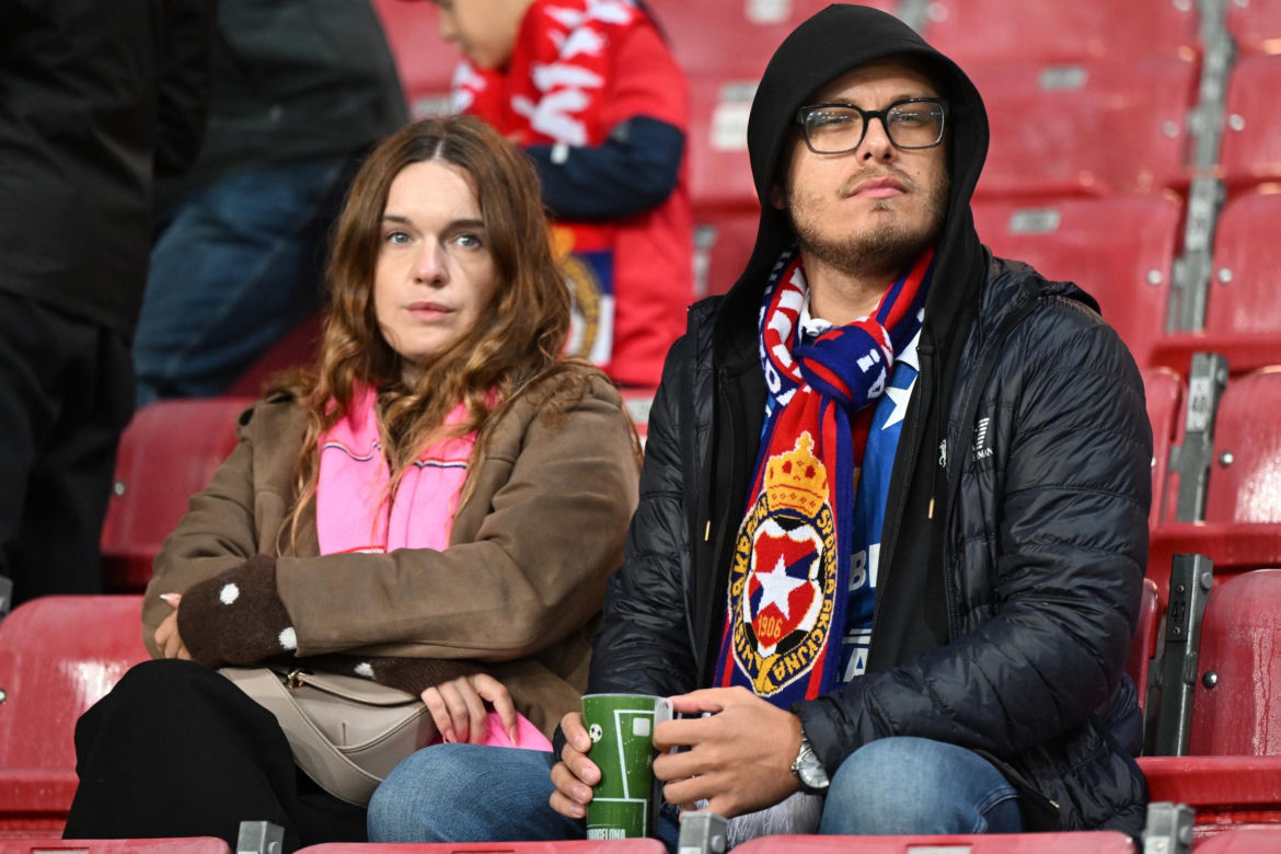 Wisła Kraków - Jagiellonia Białystok; Zdjęcia kibiców i zawodników z meczu 8. kolejki PKO BP Ekstraklasy