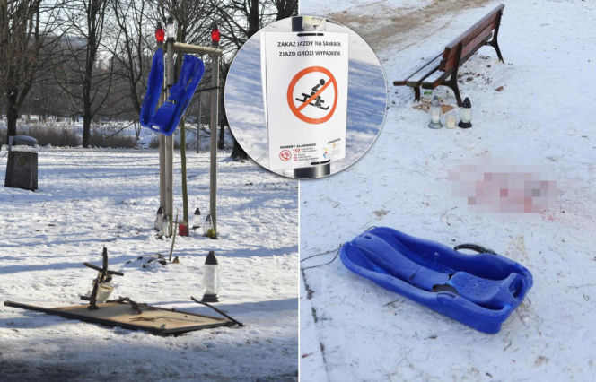 12-letni Dawid zjeżdżał z górki, nie żyje. Uderzył głową o ławkę. Tragiczny wypadek w Parku Szczęśliwickim