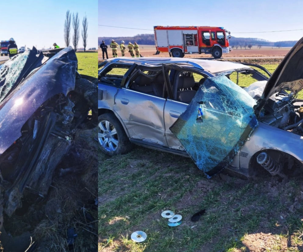 Opolskie: tragiczne śmierci na dw409. Obaj zginęli we własnych autach [ZDJĘCIA]