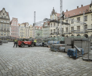 Scena gotowa na sylwestra