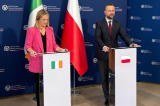 Szefowie MON Polski i Irlandii