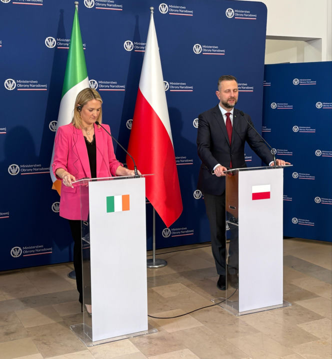 Szefowie MON Polski i Irlandii