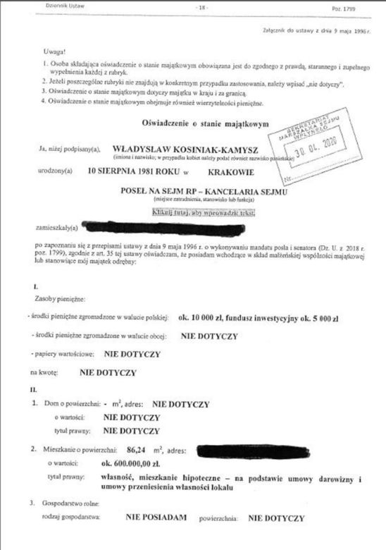 Majątek Kosiniaka-Kamysza 