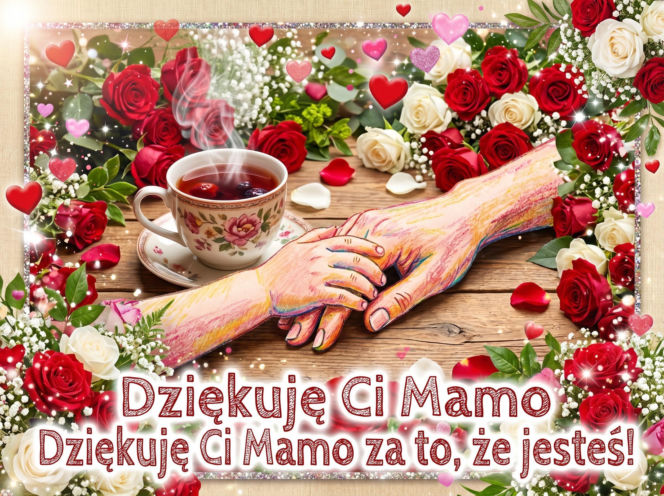 Kartka z życzeniami na Dzień Matki