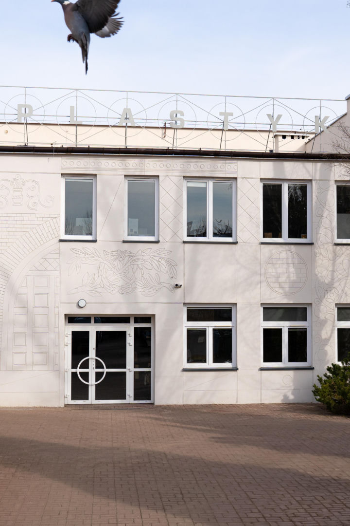 Słupsk - Fasada Liceum Sztuk Plastycznych