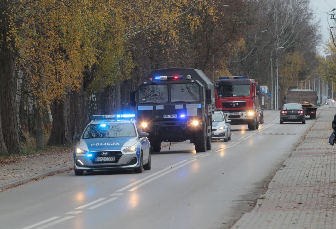 Zielonka. Akcja usuwania bomby.