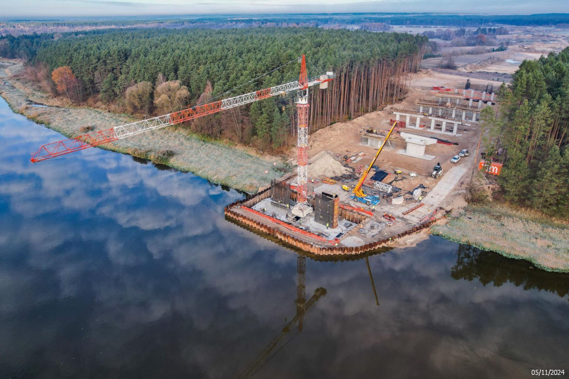 Nowy most na  Bugu w ciągu S19