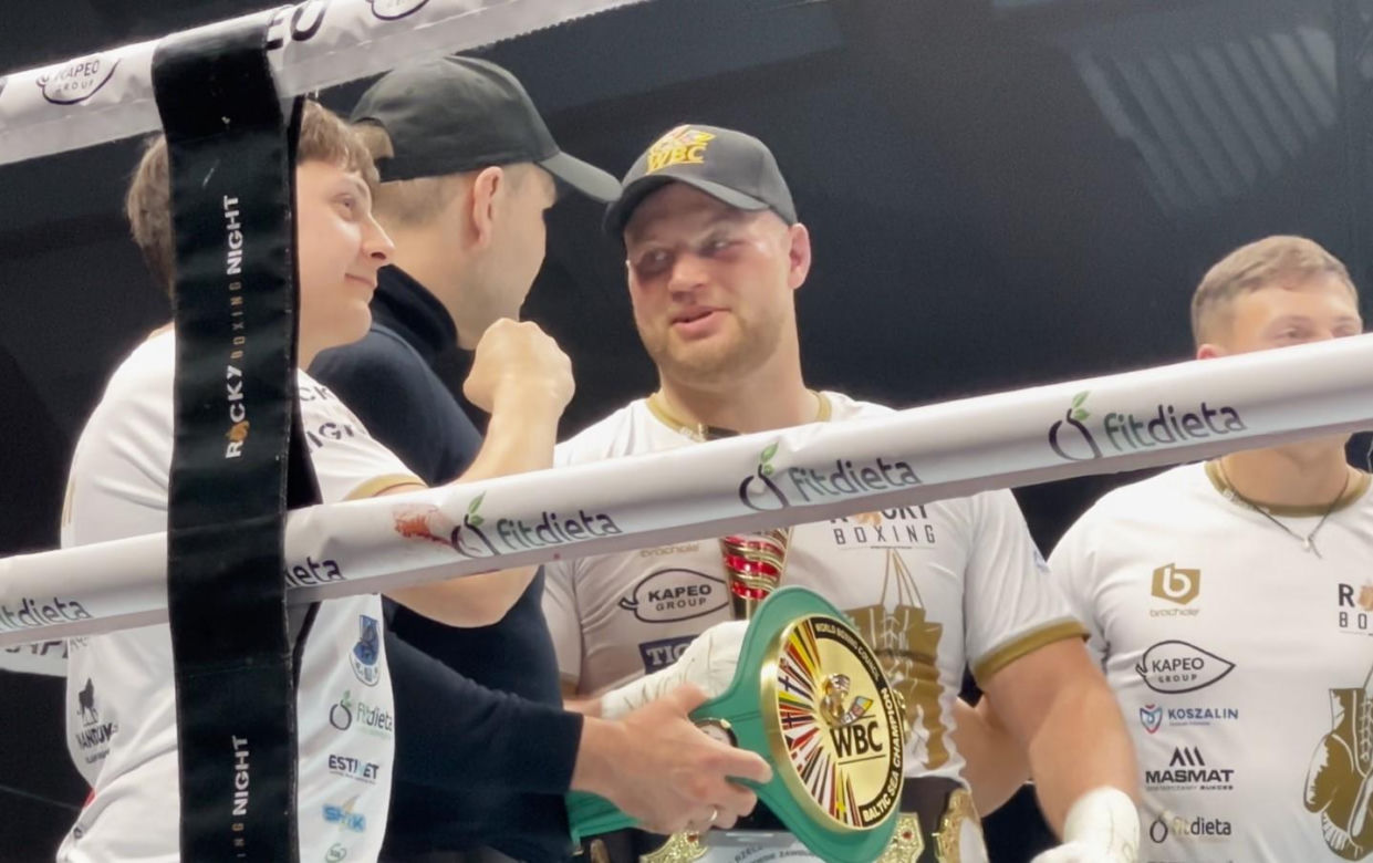 Karol Nawrocki na gali Rocky Boxing Night w Sopocie
