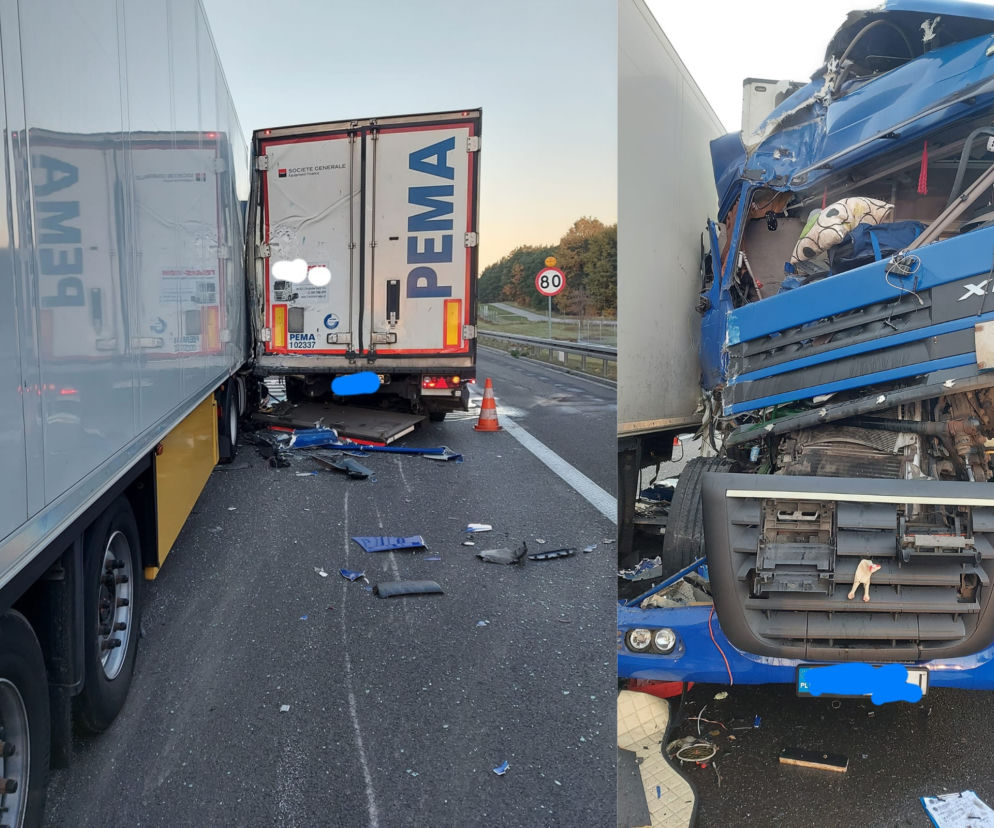 Wielkopolskie: Tragiczny wypadek na A2 pod Koninem! Nie żyje kierowca 
