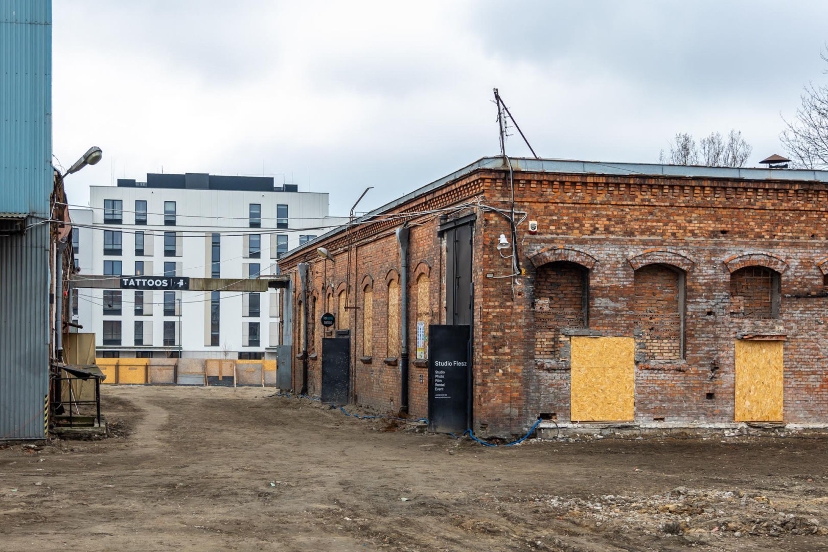 Pozostałości fabryki Perun na Kamionku w Warszawie