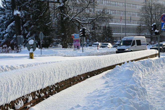 Słupsk pod śniegiem