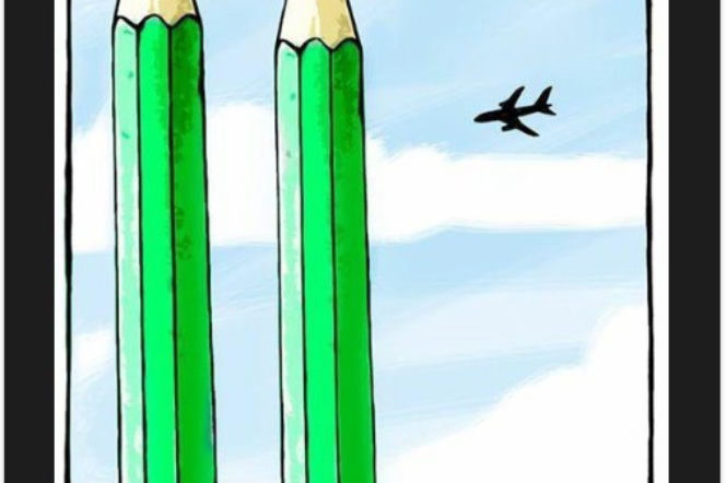  Atak terrorystyczny na Charlie Hebdo - rysunki satyryczne po ataku