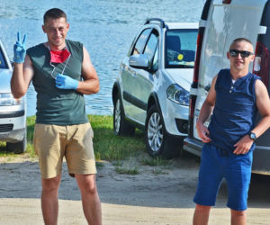 Nocne łowy w Siemiatyczach. Rekordzista złapał 40 kilogramów ryb! [ZDJĘCIA]