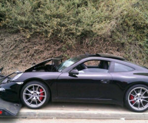 Wypadek Lindsay Lohan w Porsche