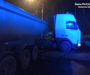 Zderzenie osobówki z tirem na DK-78