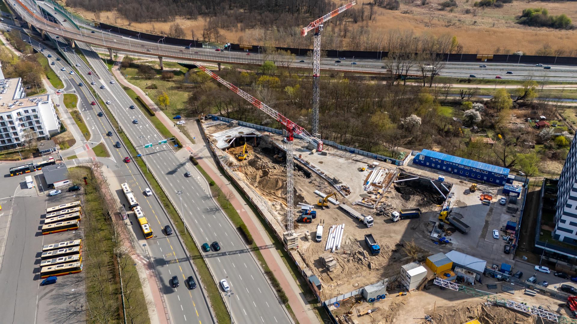 Budowa Mocha Tower w Warszawie