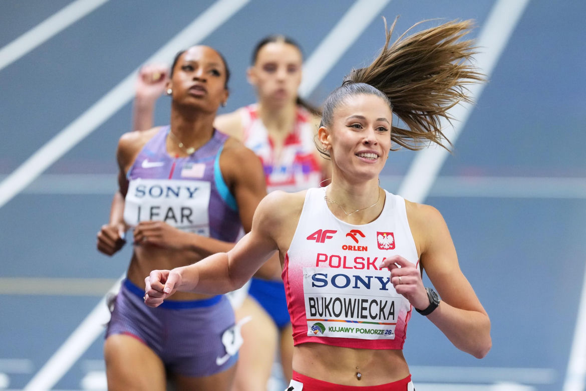 Halowe Mistrzostwa Świata w Lekkoatletyce Kujawy Pomorze 26 w Toruniu. Zdjęcia kibiców i zawodników z 1. dnia imprezy