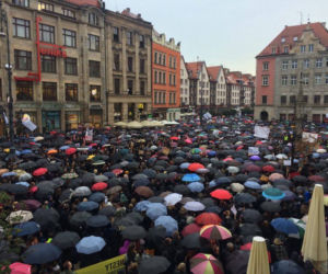 Czarny protest we Wrocławiu