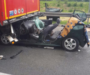  Wypadek na autostradzie A2 pod Poznaniem. Jedna osoba została ranna! 