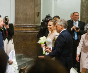 Rocznica ślubu Kwaśniewskiej i Badacha