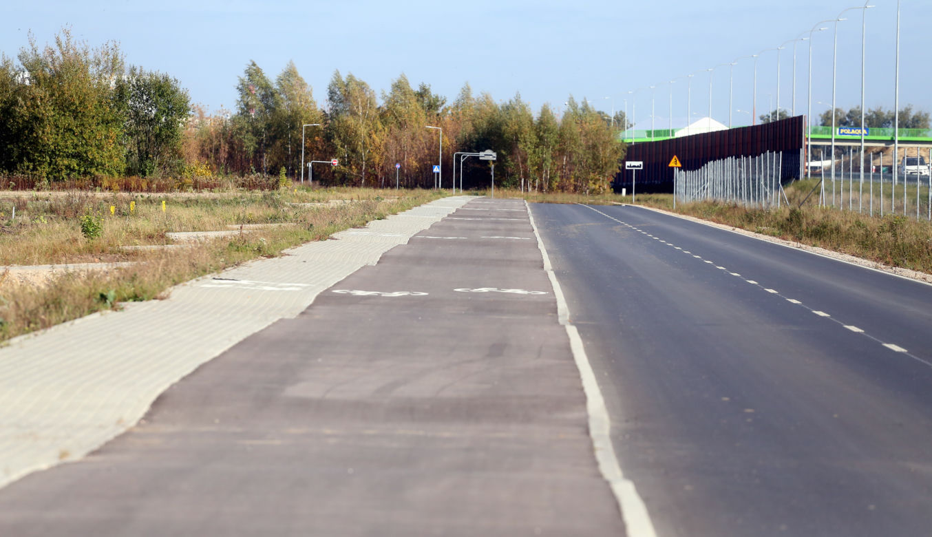 Droga rowerowa przy trasie S7