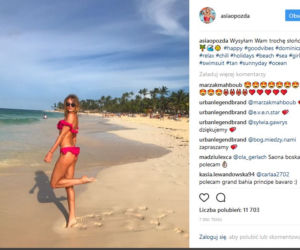Joanna Opozda pokazała się w bikini