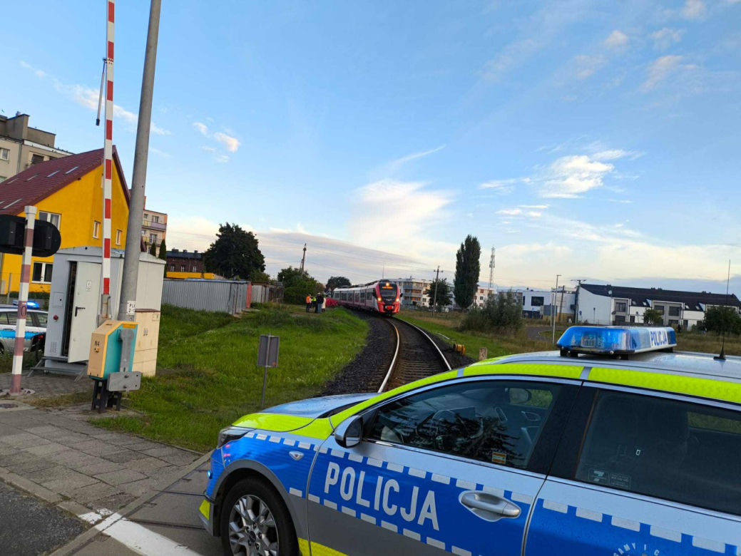 Wągrowiec. Śmiertelny wypadek na przejeździe kolejowym